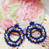 Tricolor Beaded Earing 1