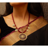 Durga Black Beads Necklace – NDJ636