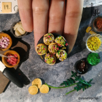 Miniature Sev Puri – Fridge Magnet