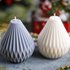 Drop Pear Sculpted Aroma Candle – Set of 2