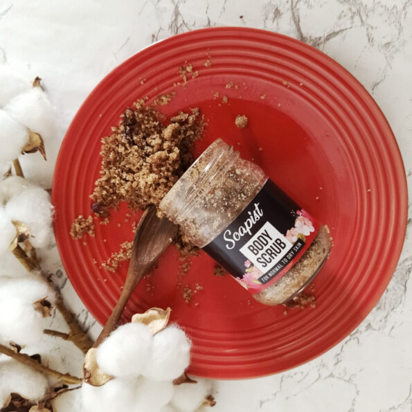 Coffee & Rose Body Scrub 1