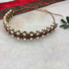 Kundan-Marsala Stone Choker Necklace Set
