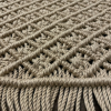 Handcrafted Knotted Natural Macramé Cotton Table Runner