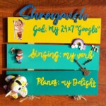 CUSTOMIZED KIDS NAME AND INTERESTS PLATE