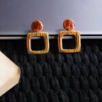 The Circle on Frame Earrings.