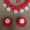 SATRANGI NECKLACE WITH CONTRAST EARRINGS SET
