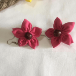 Colourful Flower Neckpiece with Earrings Set