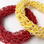paper twine woven bangles