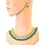 REGAL NECKLACE SET WITH EMERALDS