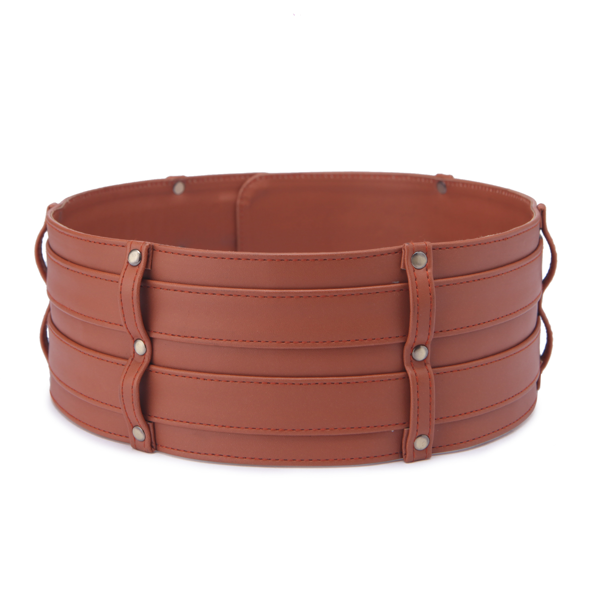 Brown Dual Buckle Belt