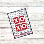 XOXO Greeting card