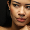 Egyptian Silver Handcrafted Septum Nose Pin