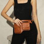 Brown Basic lovers Waist Belt Bag