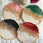 Resin Color Coasters