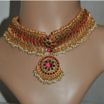 Kemp stone designer necklace set