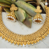 ORNATE FLORAL GOLD KADA BANGLES WITH PEARLS