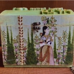GREEN GOLD MUGHAL QUEEN PERSONALIZED VANITY BOX