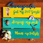 CUSTOMIZED KIDS NAME AND INTERESTS PLATE