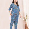 Pink Flamingo Quirky Cotton Nigh suit