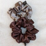 Scrunchies Medium to Large (Coffee Brown hues combo)