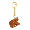 Wooden Elephant Keychain #1