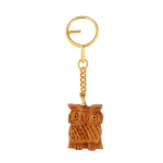 Wooden Owl Keychain
