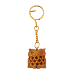 Wooden Owl Keychain #1