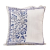 Blue Pottery Handpainted Cushion Cover
