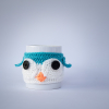 Cup Sleeve | Reusable | Adjustable | Owl Décor Mug Sleeve | Crochet Cover | Coffee Cup Cozy | 1PC | Ideal Gift