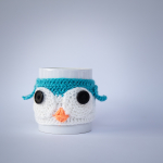 Mug with Handmade Crochet Covers | Owl Warmer | Kitchen Ware | Home Décor | Made by Women Artisans