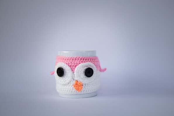 Cupcozy Owl Pink White Front Min