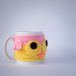Cup Cozy | Reusable | Adjustable | Coffee Mug Sleeve | Crochet Cover | Hand Protector Drink Grip for Winter | Handmade by Women Artisans |