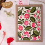 Hand Painted Diary-Lotus Pichwai