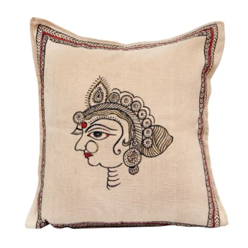 Handpainted Queen Beige Cushion Cover 1024x1024@2x