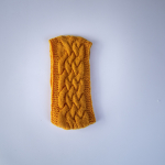 Attractive Knitted Headwrap | Ear Warmer | Designer Headbands made by Women Artisans | Hair Muffs for Teens & Women | Headband with Knitted Design | Winter Favorite | Yellow Headband