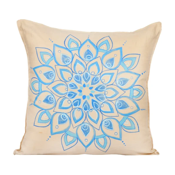 Mandla Blue Handpainted Cushion Cover 1024x1024@2x