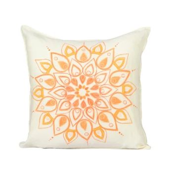 Mandla Orange Handpainted Cushion Cover 1024x1024@2x