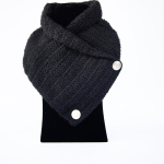 Freshly Handmade Black Woolen Winter Cowl Scarf| Neck Warmer |Collar for Men and Women |Free Size | Ideal Gift