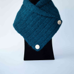 Teal Blue Neck Warmer| Woolen Winter Cowl | Scarf |Collar for Men and Women |Free Size | Ideal Gift | Handmade