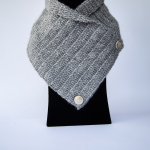 Grey Neck Warmer| Woolen Winter Cowl | Scarf |Collar for Men and Women |Free Size | Ideal Gift | Handmade