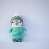 Pingu Crochet Toy(Icy Blue) | Handmade| Soft Toy for Boys & Girls | Non-Toxic, & Eco-Friendly Stuffed Animal | | Birthday Gift | 9 Inches Tall | Made in India
