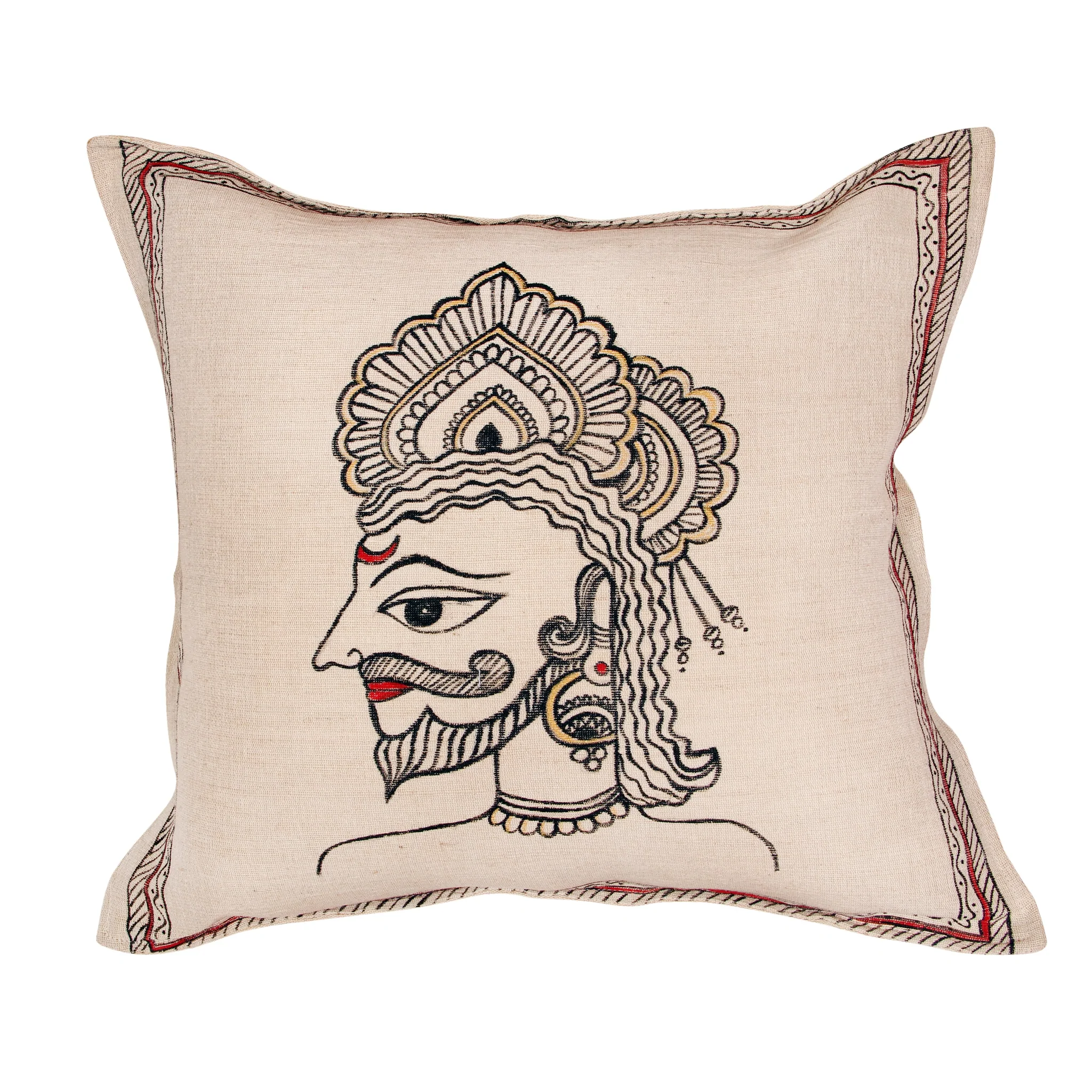 Rajasthani Handpainted Cushion Cover 1024×1024@2x