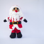 Santa Clause | Cheerful Festive Toy | Christmas Toy | Handmade Crochet Toy | Stuffed Toy for Boys & Girls | Non-Toxic, & Eco-Friendly Stuffed Animal | | Birthday Gift | 11 Inches Tall | Made in India ( Red)