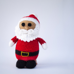 Festive Toy | Christmas Toy | Santa Clause | Handmade Crochet Toy | Stuffed Toy for Boys & Girls | Non-Toxic, & Eco-Friendly Stuffed Animal | | Birthday Gift | 10 Inches Tall | Made in India (Red)