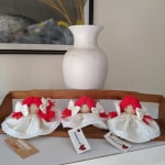 Handmade fragrance dolls set of 3 – White