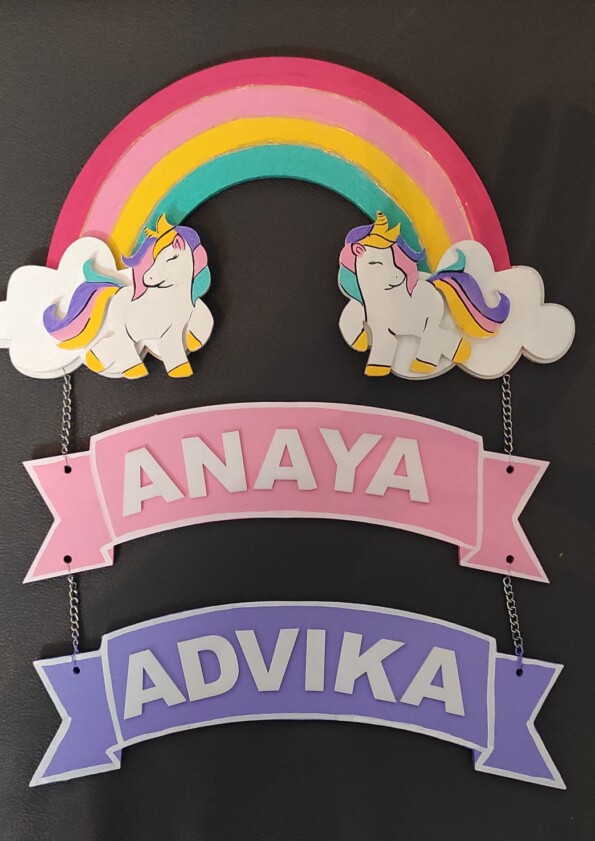 Unicorn Nameplate