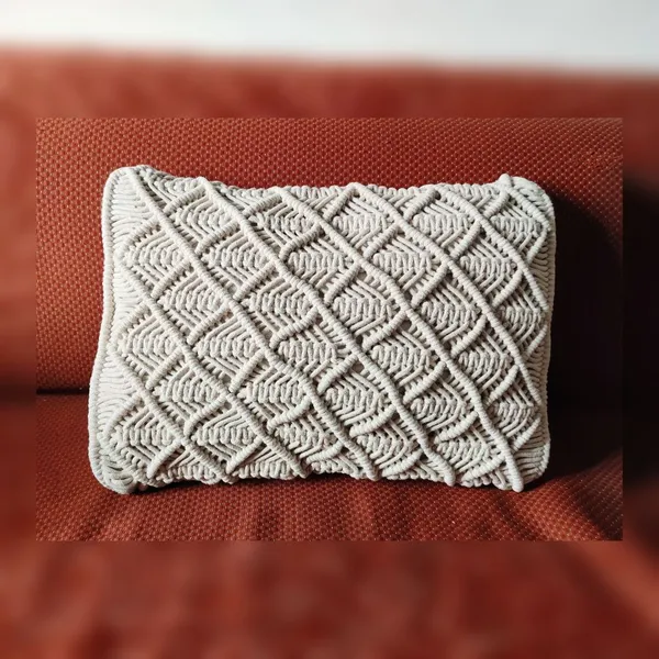 Macramé Cushion Cover