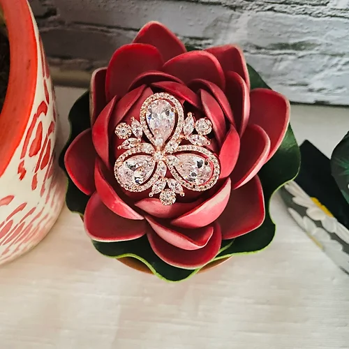 Empress – Pink AD Stone Ring