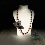 Rhea – Chained Agate Necklace Set (Athena Collection)