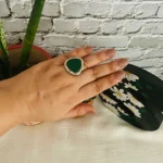 Diana – Green Colour AD Ring